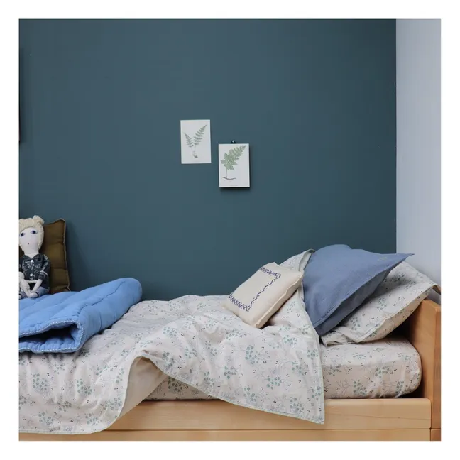 Bettbezug Minako aus Baumwolle  | Blau