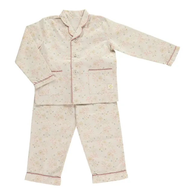 Pyjama Minako Floral en coton | Doré