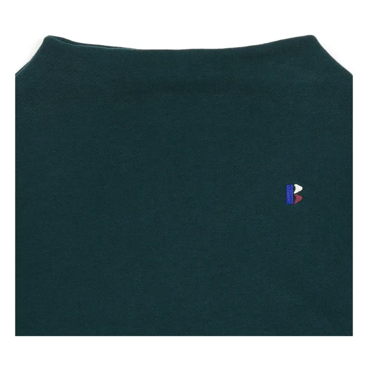 Sweatshirt Logo Fanee | Chromgrün- Produktbild Nr. 1