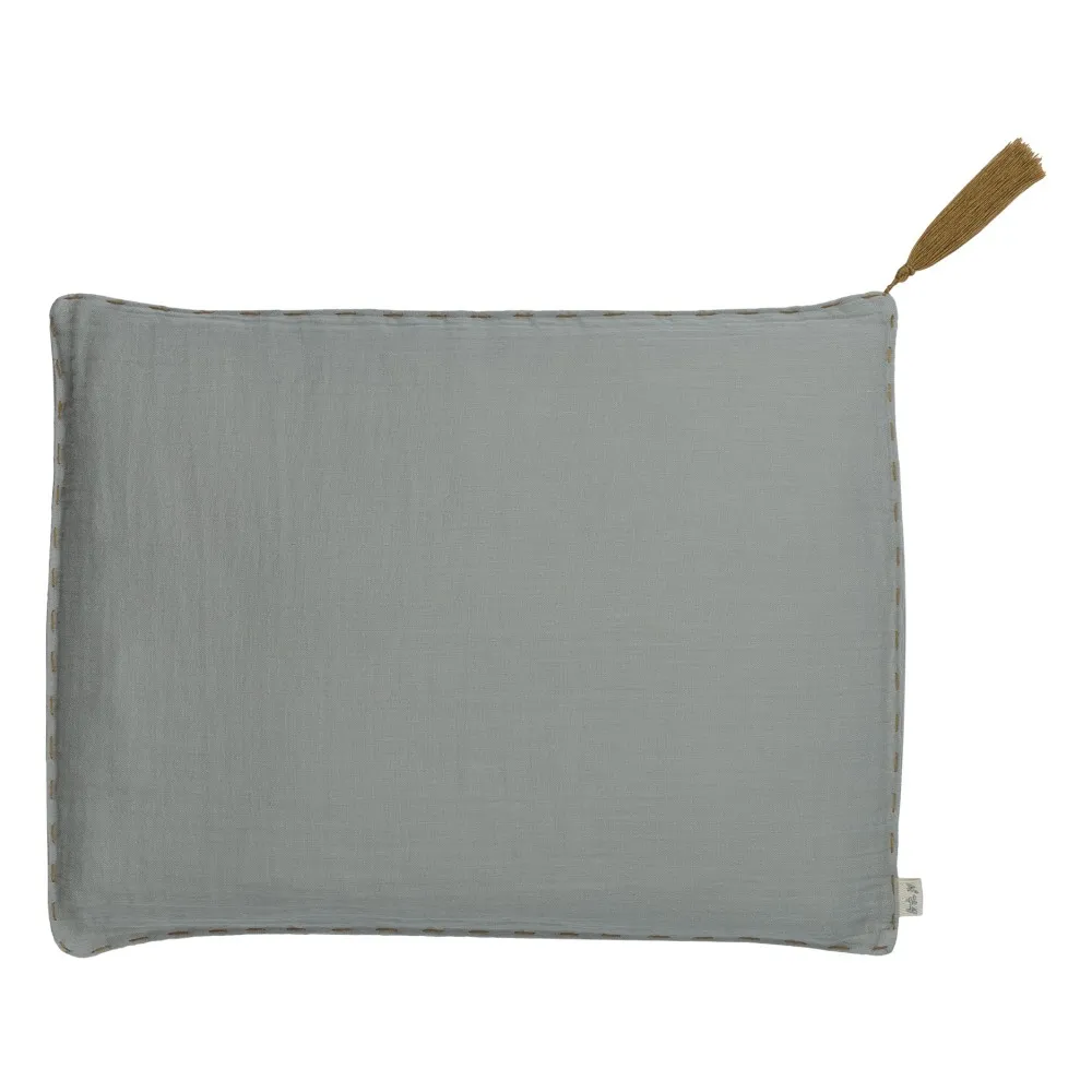 Numero 74 - Coussin rectangulaire en coton bio (Numero 74) - Couverture