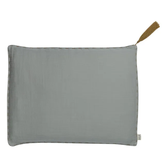 Kissen aus Bio-Baumwolle  | Silver Grey S019