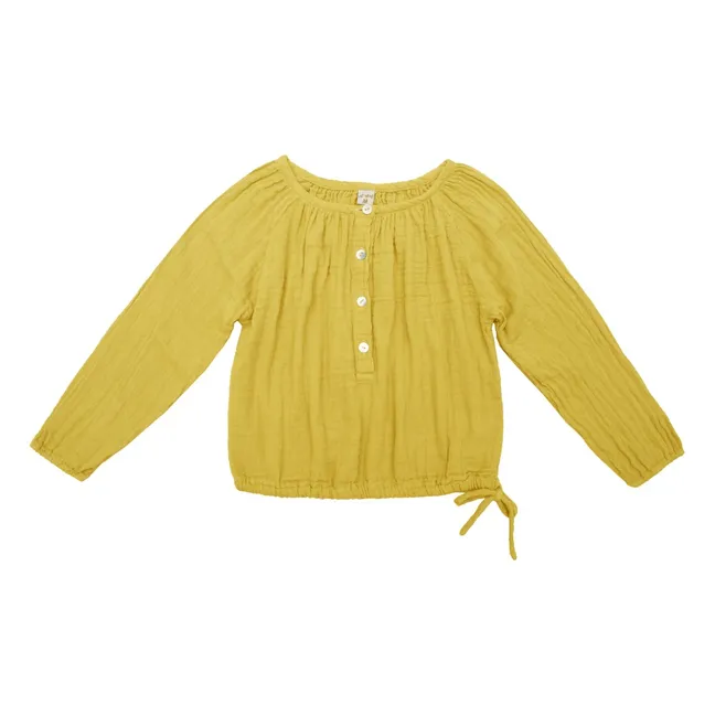 Blusa manga larga Naia | Sunflower Yellow S028