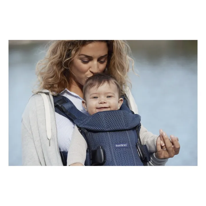Porta-bebés One air 3D de rejilla | Azul Marino- Imagen del producto n°2