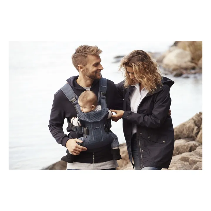 Porta-bebés One air 3D de rejilla | Azul Marino- Imagen del producto n°4