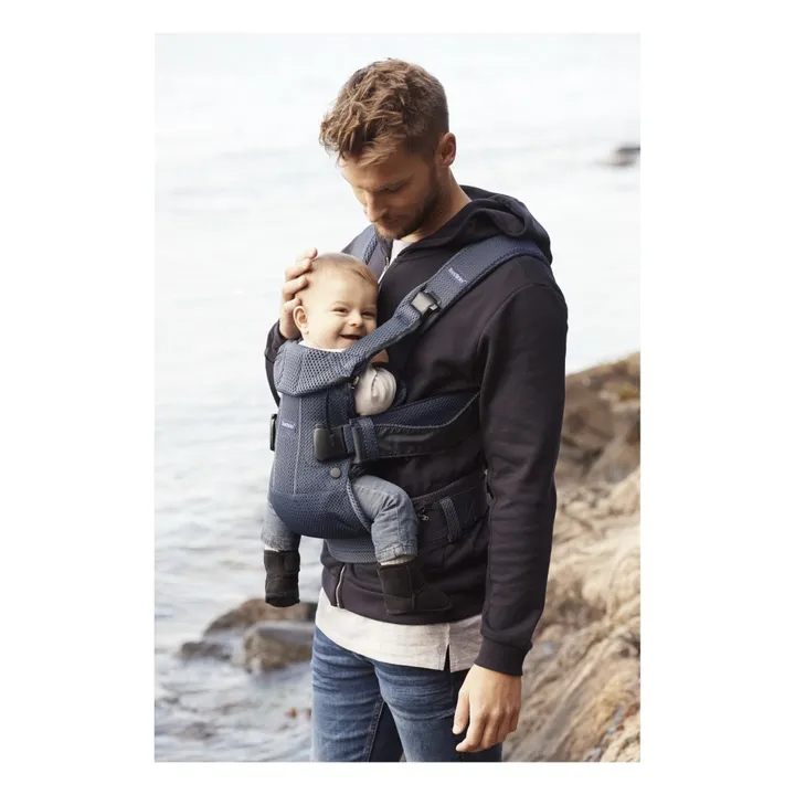 Porta-bebés One air 3D de rejilla | Azul Marino- Imagen del producto n°3