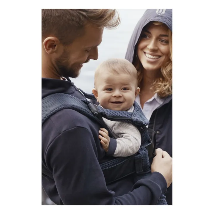 Porta-bebés One air 3D de rejilla | Azul Marino- Imagen del producto n°5