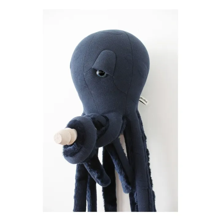 Octopus Giant Soft Toy 60cm BigStuffed X Smallable | Navy blue- Product image n°2