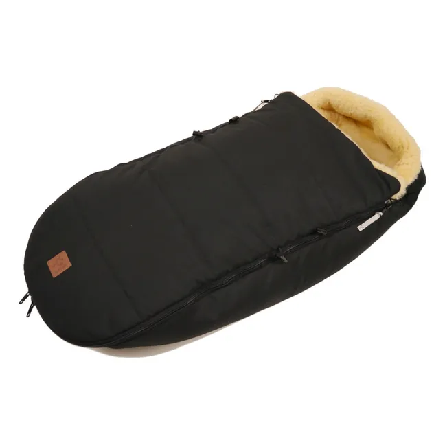 Fellfußsack Premium  | Schwarz