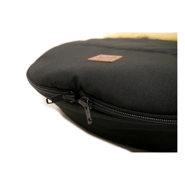 Sacco nanna pelo d'agnello Premium  | Nero