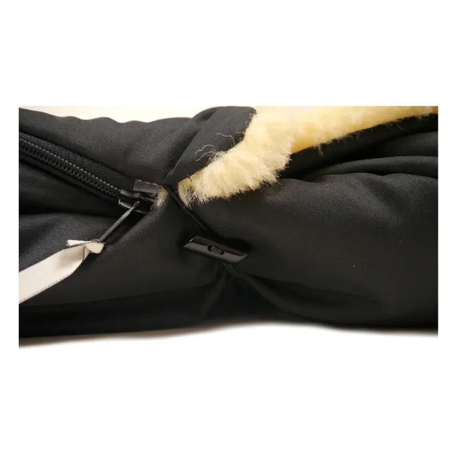 Fellfußsack Premium  | Schwarz