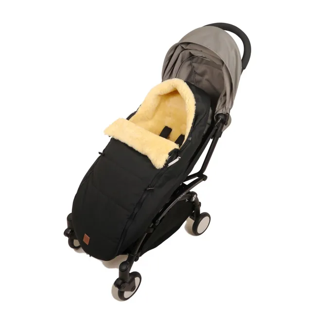 Fellfußsack Premium  | Schwarz