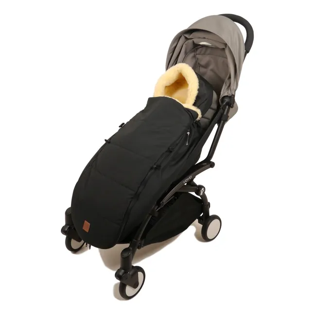 Sacco nanna pelo d'agnello Premium  | Nero