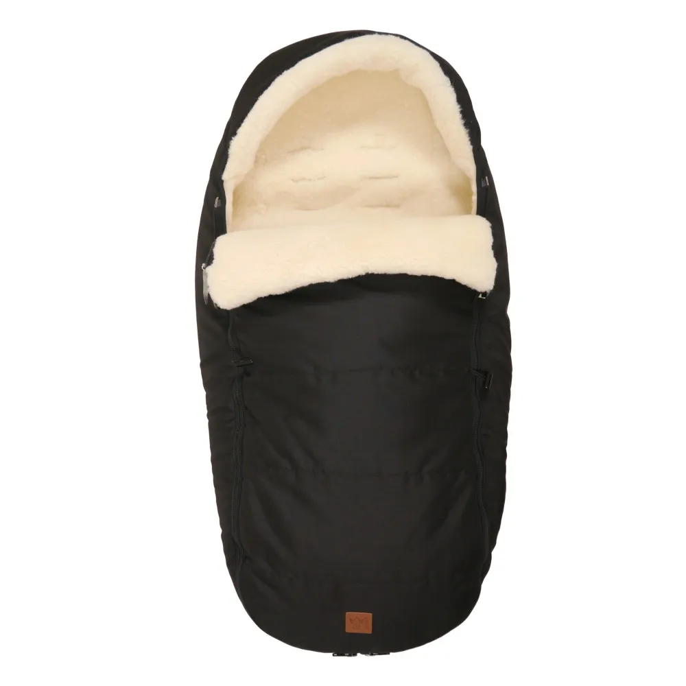 Kaiser Black Premium Sheepskin Footmuff