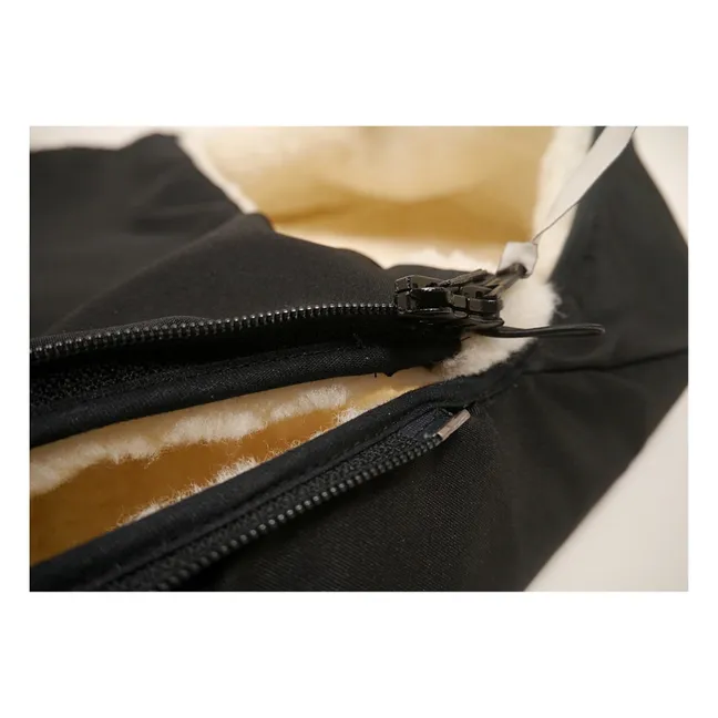 Fellfußsack Premium  | Schwarz