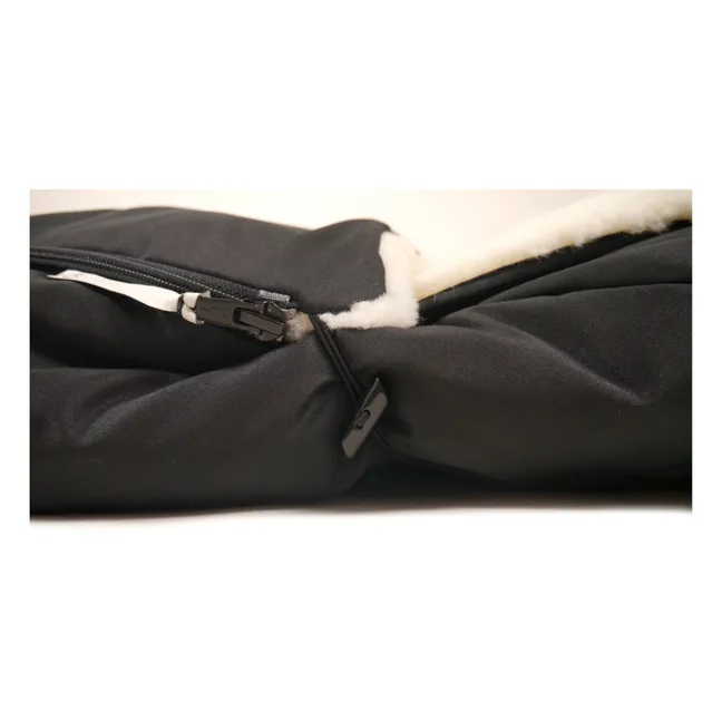Fellfußsack Premium  | Schwarz