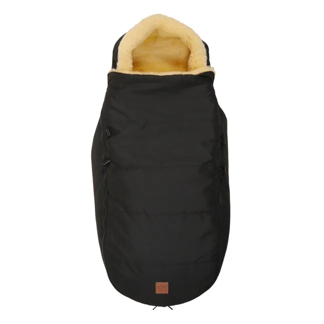 Sacco nanna pelo d'agnello Premium  | Nero