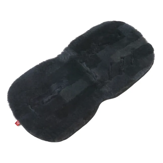 Coussin confort en peau d'agneau | Gris anthracite