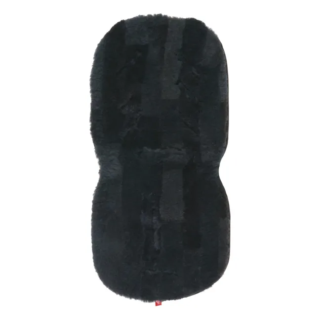 Coussin confort en peau d'agneau | Gris anthracite