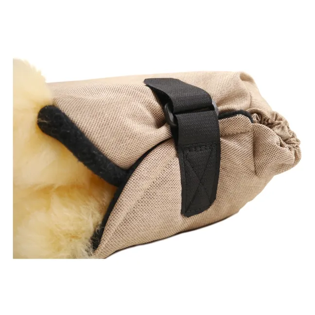 Double Sheepskin Hand Warmer  | Black