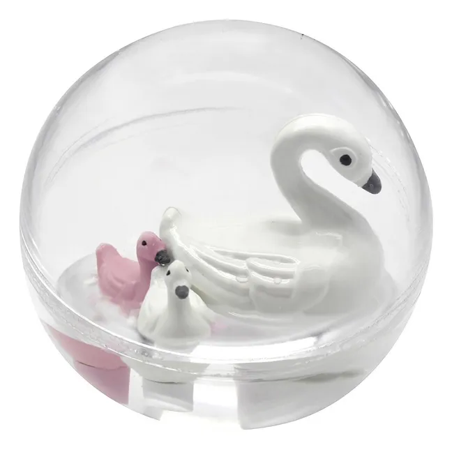 Bola para el baño cisne y bebés