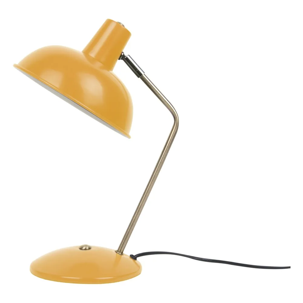 Present Time Yellow Curry Colour Ghood Table Lamp