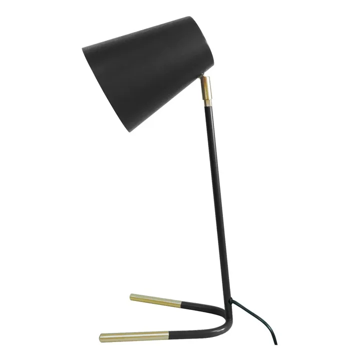 Lampe aus Metall Noble | Schwarz- Produktbild Nr. 0