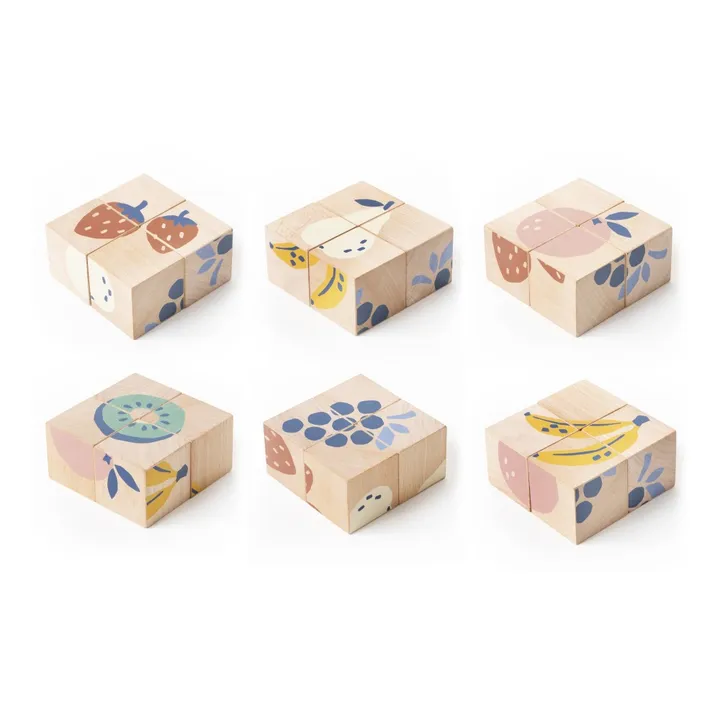 Wooden Fruit Cubes - Product image n°0
