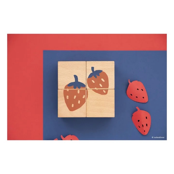 Wooden Fruit Cubes - Product image n°1