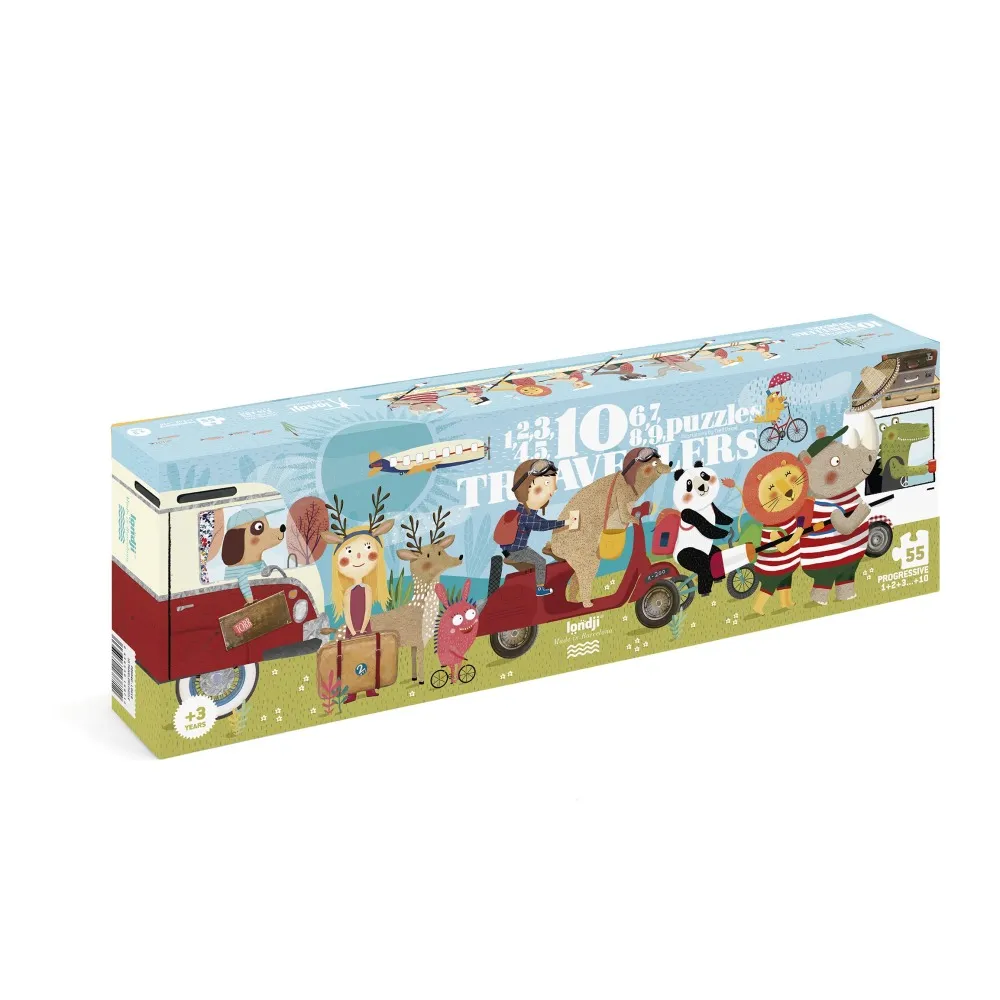 Londji Multicoloured Travelers Puzzle