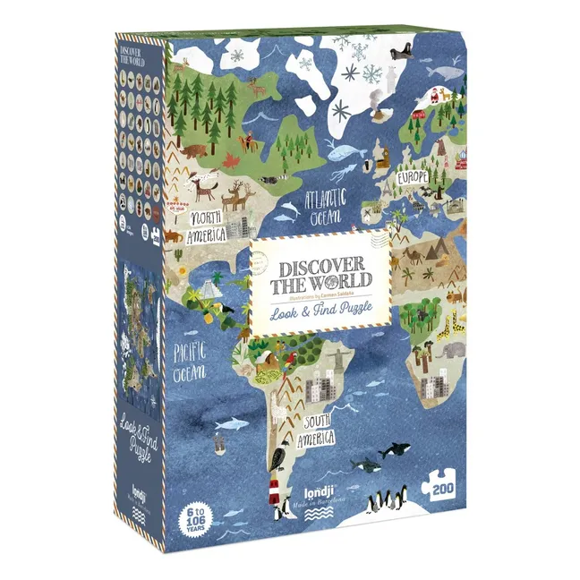 Puzzle scopri il mondo 