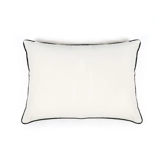 Coussin en velours Double-Jeu | Ocre