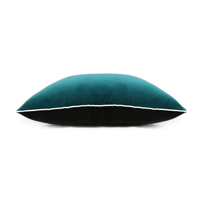 Double Jeu Velvet Cushion  | Sarah Blue- Product image n°0