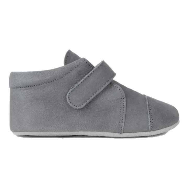 Velcro Slippers | Light grey- Product image n°0