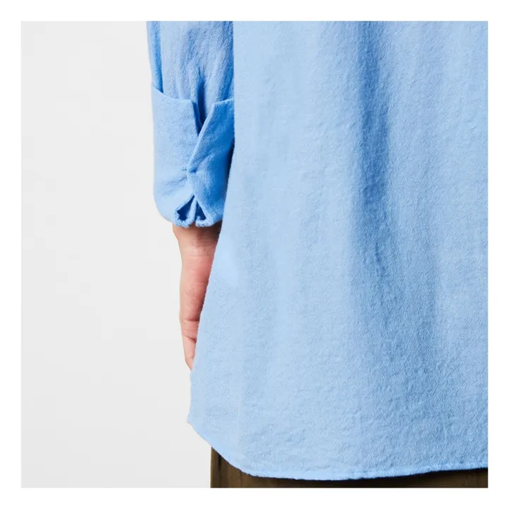 Camicia Lana Vierge Arlo  | Azzurro- Immagine del prodotto n°5