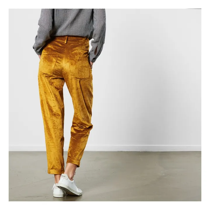 Pantaloni Velluto Jarvis  | Giallo- Immagine del prodotto n°4