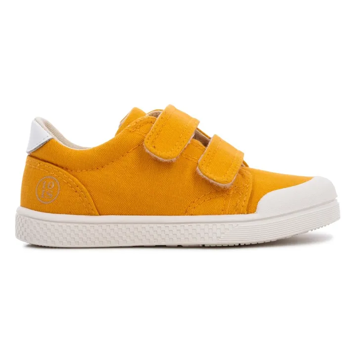 Spiga velcro Sneakers | Yellow- Product image n°0