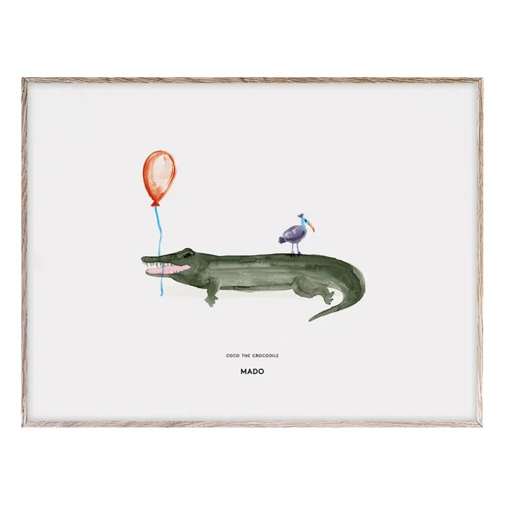 Affiche Coco the Crocodile 40x30 cm- Image produit n°0