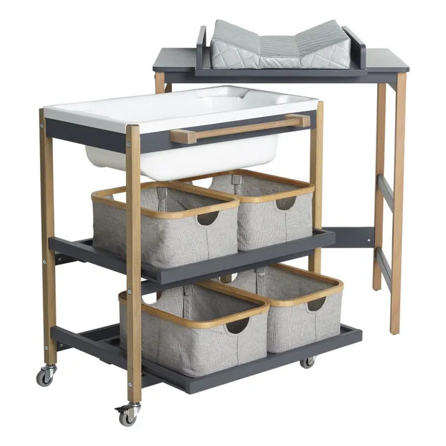 Smart Changing Table and Tub | Black