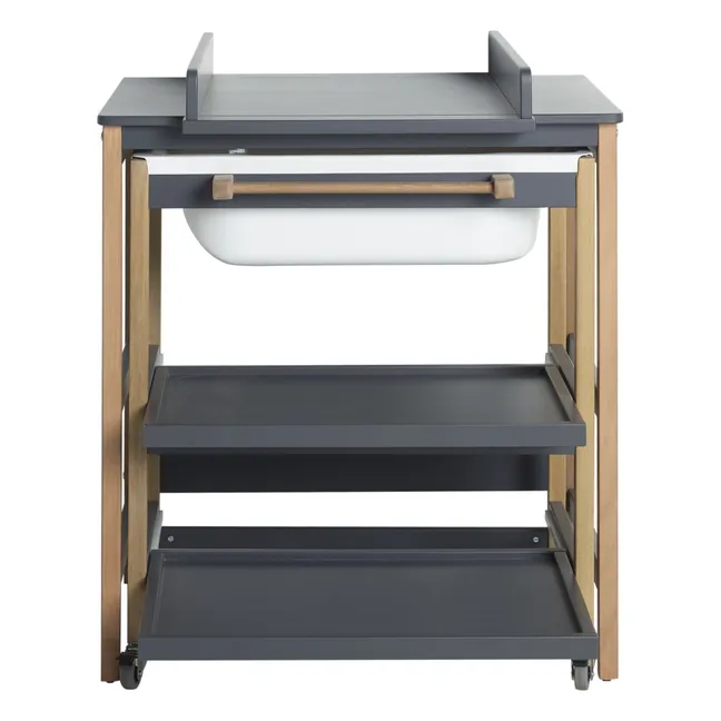 Smart Changing Table and Tub | Black