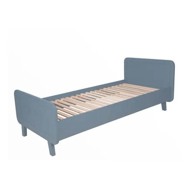 Rounded Bed 90x200cm | Mid grey