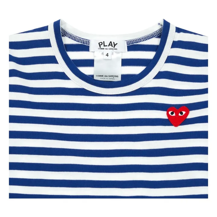 Camiseta Play Kids a Rayas Coeur | Azul- Imagen del producto n°1