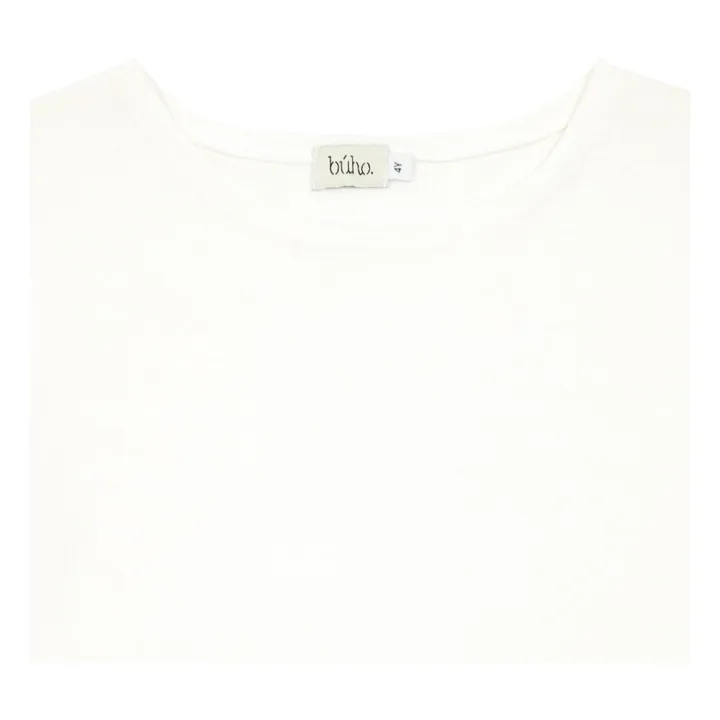 Camiseta Algodón y Lino Isabelle | Blanco- Imagen del producto n°1