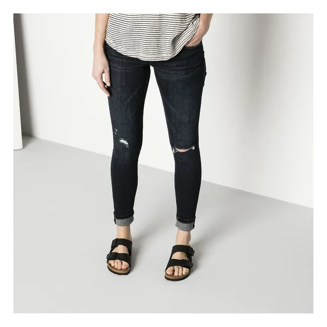 Sandales Arizona Birko Flor - Collection Adulte  | Noir