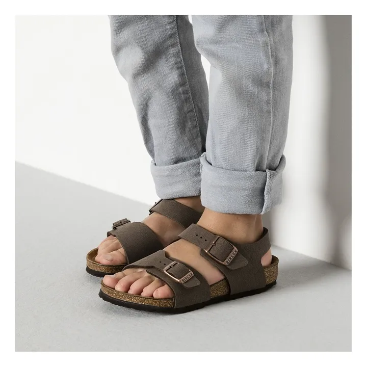 New York nubuck sandal | Chocolate- Product image n°1