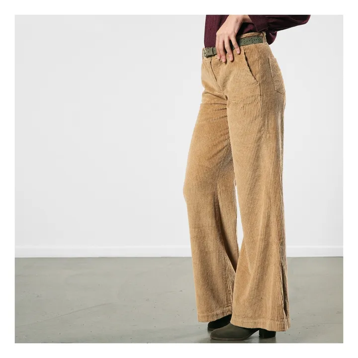 Pantalón Flare Teo | Camel- Imagen del producto n°2