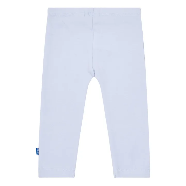 Organic Cotton Leggings  | Light blue- Product image n°1