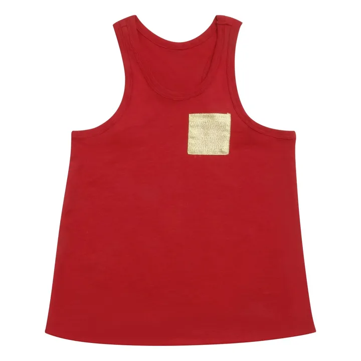 Camiseta de Tirantes Piscina | Rojo- Imagen del producto n°0