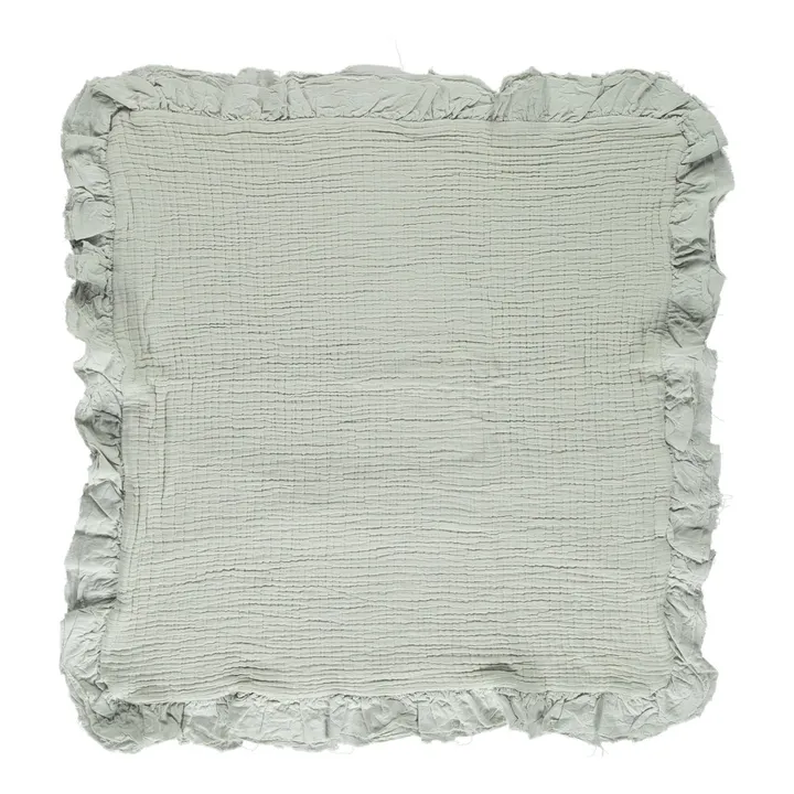 Completo letto in cotone  | Verde mandorla- Immagine del prodotto n°4