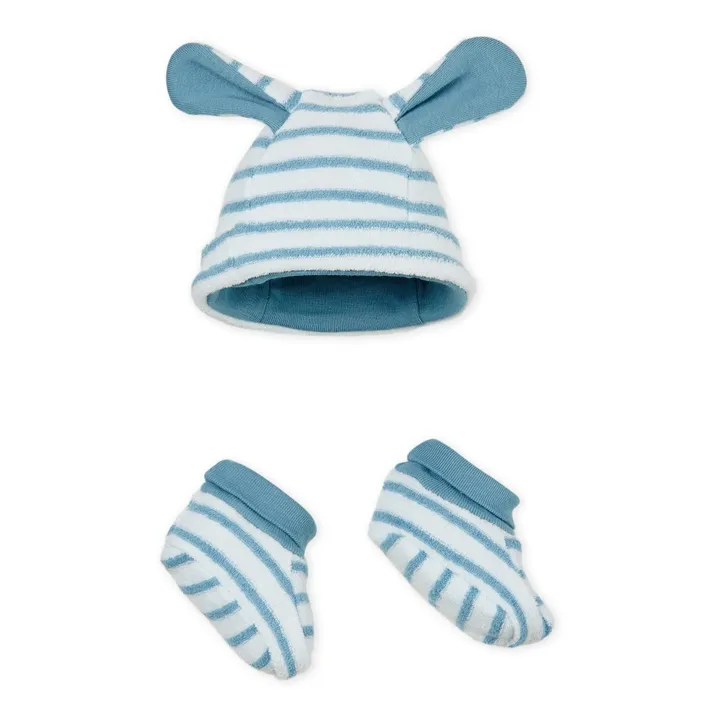 Mütze + Babyschuhe  | Graublau- Produktbild Nr. 2