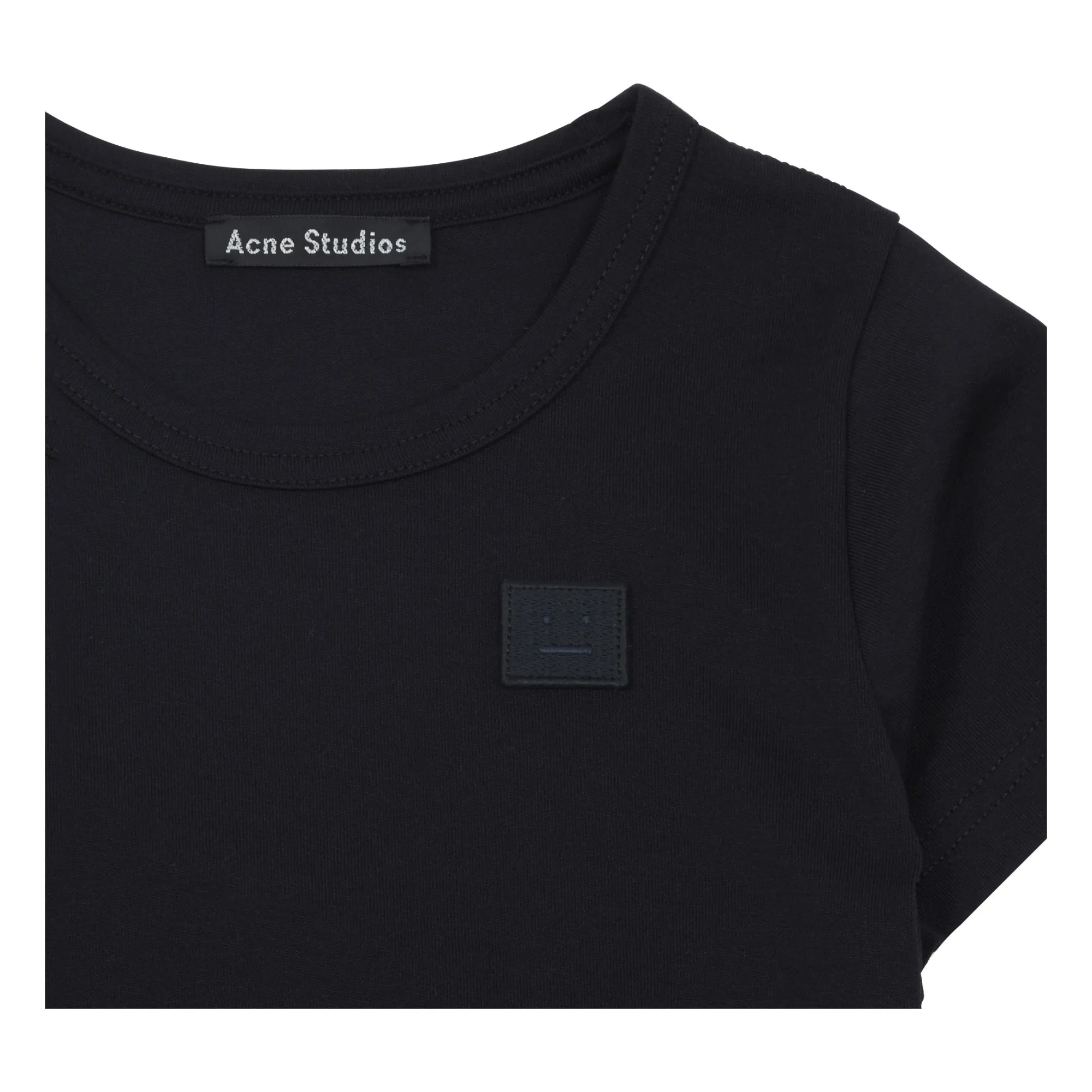 Acne Studios - Mini Nash face T-shirt - Black | Smallable